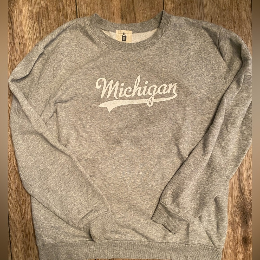 Michigan crew neck sweatshirt